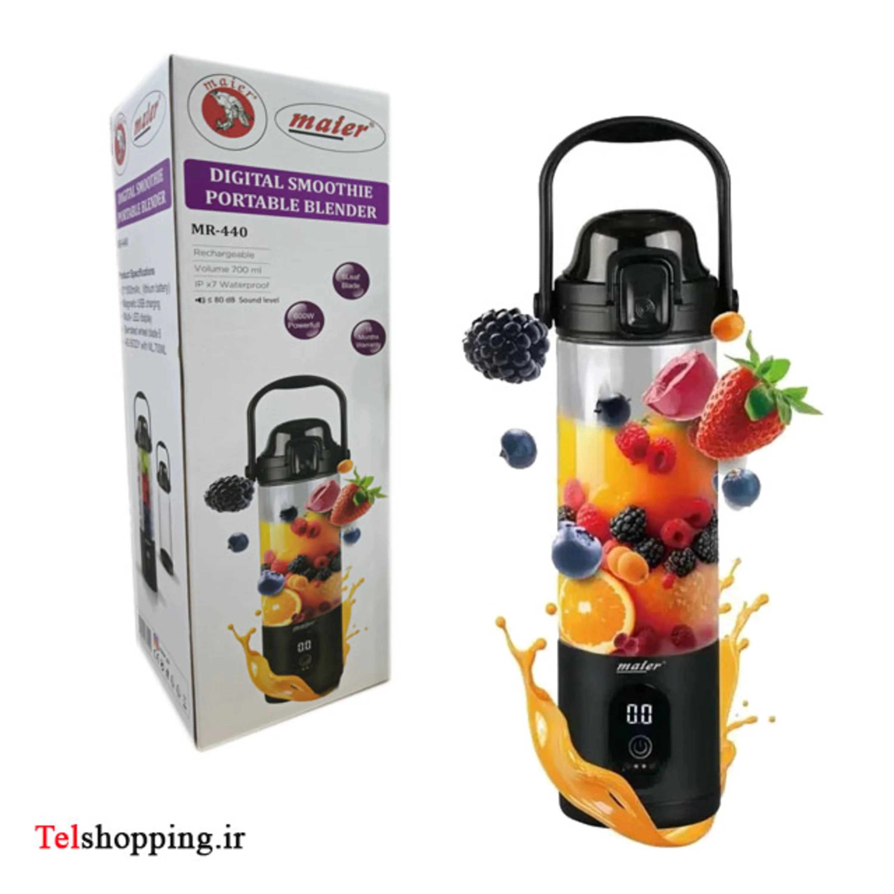 شیکر شارژی مایر مدل  MR440